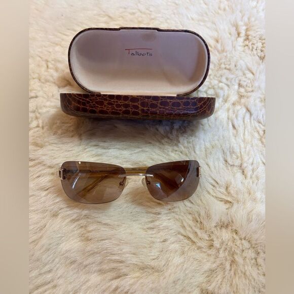 Talbots Elegant Tan Sunglasses - Picture 1 of 6